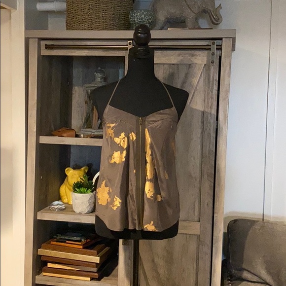 Front Zipper Blouse - Picture 1 of 5